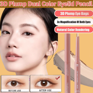 3D Plump Dual Color Eyelid Pencil Natural 3D Eye Makeup Eye Shadow Colored Pencils Smudge-proof Eyeliner