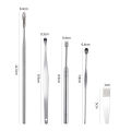 Ear Cleansing Tool Kit Spring Ear-Wax  Picks Curette with Storage Box and Cleaning Brush for Adults and Kids ( 6 in1Set). 