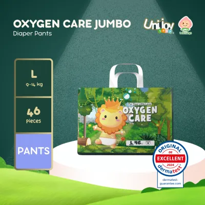 Unijoy Oxygen Care Diaper Pants Ultra Thin & Absorbent Jumbo Pack - Large 46 pads