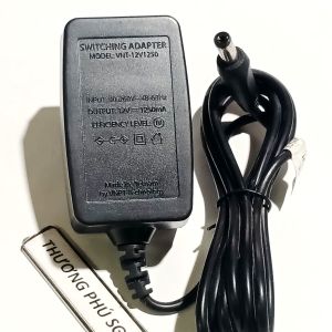 Adapter 12V - 1.25A (1250mA) / Đầu cắm 5.5mm X 2.1mm