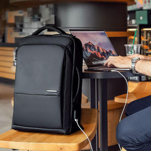 Mark Ryden 15.6 Laptop Backpack Oxford Cloth Large Capacity Anti-thief Waterproof Business Backpack with USB Charging Port Fit 15.6inch Laptop Travel Backpack for Men