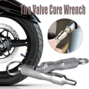 Tire Valve Core Remover Tool Universal Stainless Steel Tire Valve Stem Repair for Car Truck Bicycle