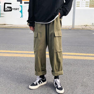 LIVE GREAT   quần tây nam dài đen quần  quần jean  quần jean nam quần nam    Quần Túi Hộp Dáng Rộng Cho Nam Quần Dài Ngoại Cỡ Quần Dài Cỡ Lớn Thường Ngày Thời Trang Hàn Quốc Quần Harem Thẳng  quần túi hộp nam quần nam túi hộp quần nam túi hộp