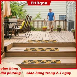 [COD] EHBqna 3PF Ship within 24 hours Xem bộ dán cảnh báo bước của bạn Bộ decal an toàn lớn cho cầu thang và bước cảnh báo khách và công nhân