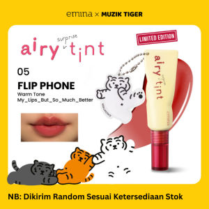 EMINA Airy Surprise Tint 3g | Lip Tint Longlasting Ringan Tahan Lama 12 Jam | Liptint
