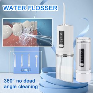 【Ready Stock】Water Flosser Oral Care Oral Irrigator Rechargeable 3Modes Water Flosser Cordless