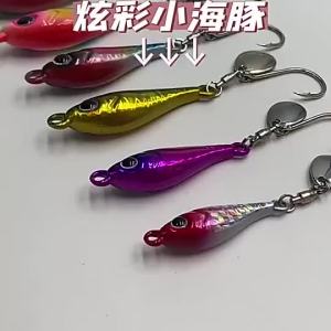 5g-40g Mồi Câu Cá Kim Loại Jig Kim Sa Lấp Lánh Dài Bắn Thìa Mồi Jig Dụ Nhân Tạo Móc Spinner Mồi