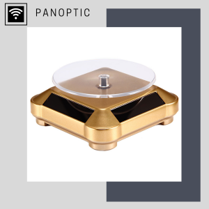 SOLAR TURNTABLE ROTARY DISPLAY STAND Panoptic