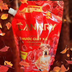 [1800G] TÚI Nước giặt xả CANARY 1.8 KG cao cấp siêu bền màu 2 trong 1 Hương thơm dịu Phù hợp cả giặt máy và giặt tay