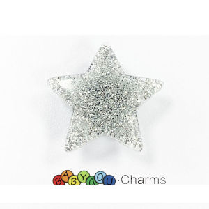 Jibbitz cross cross charms รองเท้าหัวเข็มขัดรูอุปกรณ์เสริมรองเท้าหัวเข็มขัดตกแต่งแฟชั่นดาวห้าแฉกสีสันสดใส