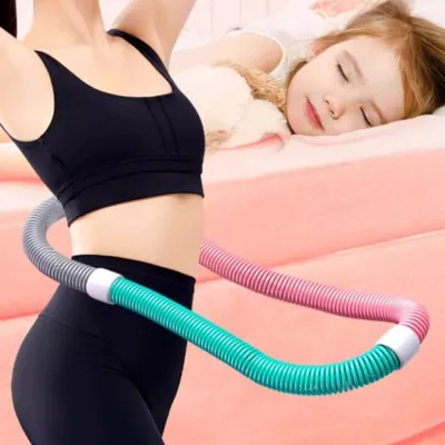 Vòng lắc eo lò xo đàn hồi giảm mỡ bụng hiệu quả bọc nhựa mềm