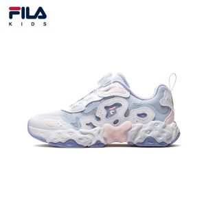 [EU33-39]FILA KIDS HERITAGE HERITAGE-FHT  Girls Sneakers (White / Light Blue)