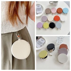 SOTOP ดาวดาวดาว กระเป๋าใส่เหรียญหนัง PU หนังพียู ซิปมีซิป กระเป๋าสตางค์กลมๆ คาวาอิ กระเป๋าใส่บัตร ถุงเก็บของขนาดเล็ก เด็ก/นักเรียน