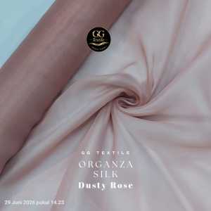 [0.5 METER] Kain Organza Silk Premium Grade A - Exclusive Pure Organza Satin [Bahan Lembut - Bukan Organdi]