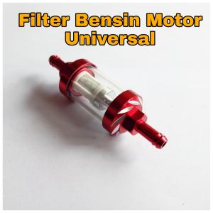 Filter Bensin Motor CNC Merah