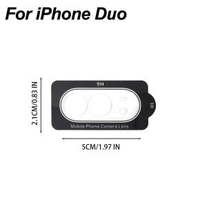 9H Full Coverage Camera Lens Protector For iPhone 18 Pro Max Duo Clear Tempered Glass Protective Film Cover For iPhone Duo