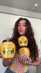Skala Maracuja Passion Fruit Hair Treatment 2 Pack (1000g each) - Vegan Cruelty-Free Silicone Sulfate & Paraben Free - Brazilian Moisturizing & Nourishing Formula for Curls