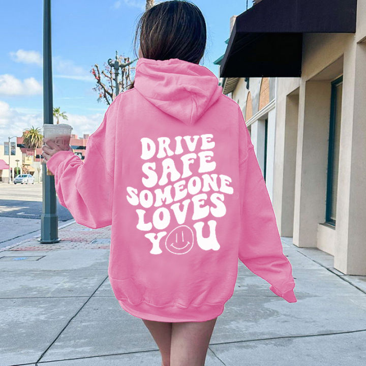 Wisdom Kaye Girls Love When I Wear Pink Hoodie, Custom prints store