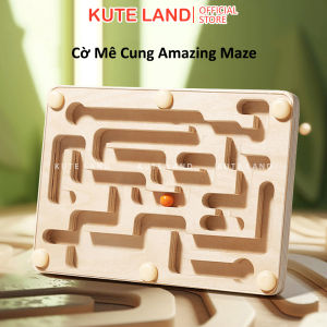 Bộ cờ Mê Cung Amazing Maze bằng gỗ giáo dục IQ thử thách trí tuệ