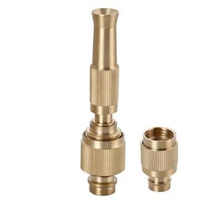 Brass Adjustable Spray Gun Multi Mode Adjustable for Yard Irrigation Car Wash Nozzle