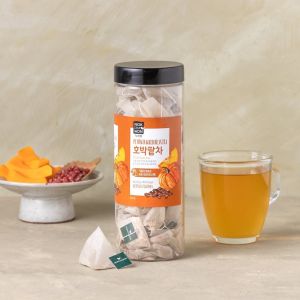 พร้อมส่ง⚡️ชาฟักทอง Nokchawon Pumpkin & Red Bean Tea/Herb Tea Chamomile / Lemon Balm Tea / Hibiscus Tea [1กระปุก 40 ซอง / 60ซอง] ลดบวม ลดโซเดียม ของแท้จากเกาหลี