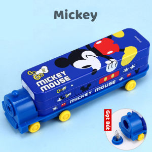 Hộp Bút Tàu Hỏa Máy Bay Robot Jett / Dizzy / Công Chúa / Siêu Anh Hùng - Kích Thước Lớn Gọt Bút Chì