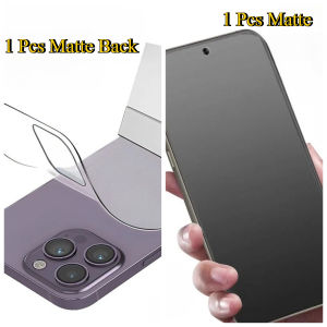 Cho Iphone 17 16E 16 15 Pro Max Air Cộng Với Matte Trở Lại Hydrogel Phim Bảo Vệ Không Có Kính