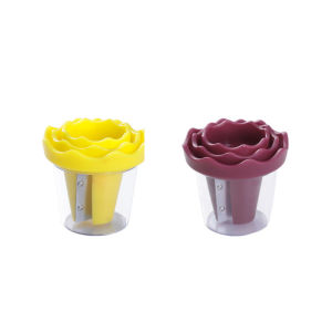 Rose Shape Vegetable Cutter Fruit Slicer Kitchen Tool for Creative Food Decoration