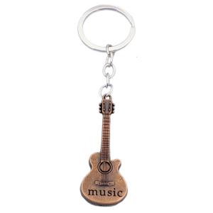 Fashionable Guitar Keychain Trendy Music Guitar Key Ornament for Girls and Women Add Charm to Everyday Accessories