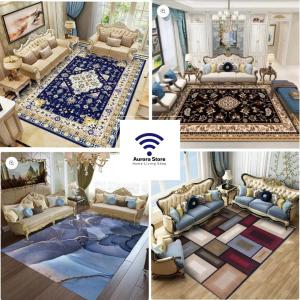 Karpet Lantai / Karpet Turkey Bahan Silk Glossy Polyester Import 150x200cm Tebal dan Halus Premium