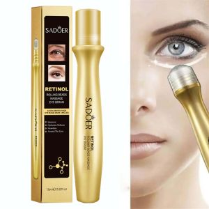 new Gold Bright Eye Roller Eye Cream Hydrating Moisturizing Eye Serum Care Dark Circles Removal Anti Bags hot
