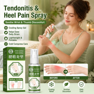 Heel Pain Care Spray Foot Relief Spray Herbal Extract Inspired Spray Tenosynovitis Area Comfort Foot Ankle Wrist Care Spray Deep Comfort Massage Spray Portable Body Care
