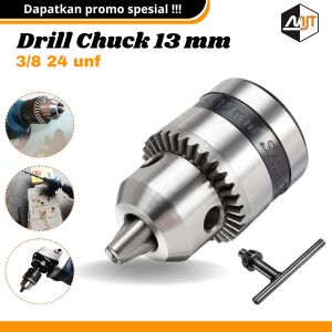 Kepala Bor 13MM Untuk Bor 10MM Drat 3/8x24 UNF Drill Chuck Kepala Mesin Bor Hower Bor Murah