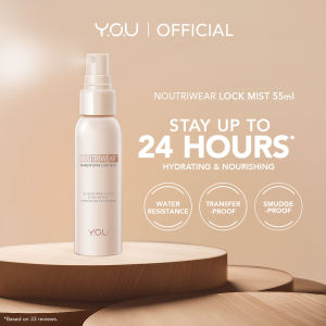YOU NoutriWear+ Makeup Stay Setting Spray Lock Mist Oil Control Hydrating Nourishing Makeup Lock Up to 12 Hours 55ml