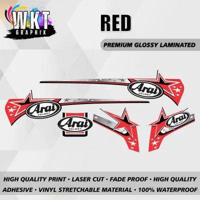 HONDA GIORNO ARAI CONCEPT DECALS STICKER (WATERPROOF LAMINATED FADE PROOF)