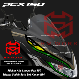 STICKER ALIS HONDA PCX150 SEIN YELLOW