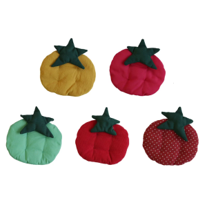 Tomato Shape Coaster Soft Washable Multipurpose Tableware Pad For Home Dining decoration Coffee Mat