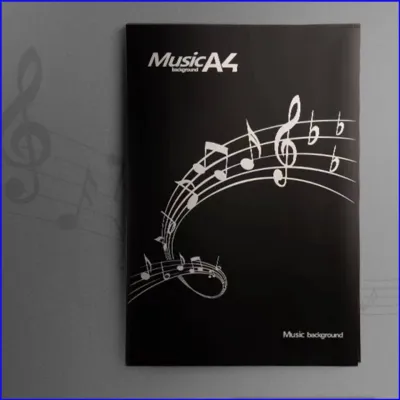 Local Stock !!! Multifunctional Music Score Holder Modified Non-Reflective A4 Size Sheet Document File Organizer Folder Loose-Leaf