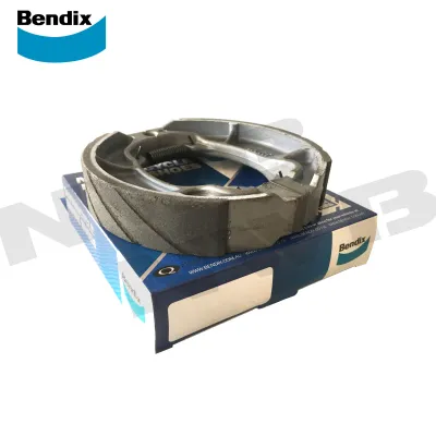 Bendix Motorcycle Brake Shoe for Honda Click 125/150 V1V2 V3 Click 160 and Beat FI/Carb V1 V2 V3 Genio Airblade 150/160 Scoopy PCX 150 Zoomer Gen 12