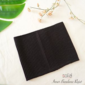 CIPUT RAJUT INNER BANDANA RAJUT 1 WARNA SUPER PREMIUM/DALAMAN KERUDUNG MUSLIM BANDANA RAJUT