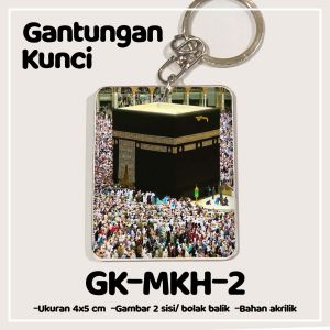 Gantungan Kunci KAABAH - Ganci mekkah - keychan islami kaabah