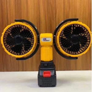 Double Headed Aromatherapy Lithium Battery Fan Powerbank Electric Fan Set PCDIY FM555