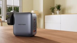Vention 100W GaN Charger USB C Multiport Charger 4 Ports USB Charging Station GaN Fast Charger Power Adapter Compatible with Phone/Computer/Laptop