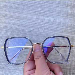 WE Kacamata Photocromic Korea Anti Radiasi Blue Ray 2 In 1 Photochromic Gaya Korea Bentuk Bulat Oval Square Bahan Metal untuk Pria dan Wanita K18 2019