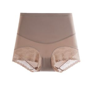 MeooLiisyHigh Waist Lace Tunmmy Pants Ladies Briefs Thin Breathable Shorts Hip Lift Shaperwear