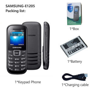 Original Samsung B105E Keypad Phone brand New Keypad Cellphone Backup Phone Basic Mobile phone