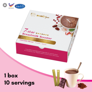 Boss Mama Breastmilk Booster Powder Sachet Creamy Texture Organic Drink No Herbal Taste No Tea Ready Stock (10 Sachet)