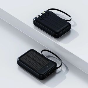 Xiaomi Solar Pocket Power Bank 20000mah Waterproof Solar Charger Wireless Led Light Power bank Heavy With LED 4 Wireless Power Bank Fast Charging Flashligh Heavy