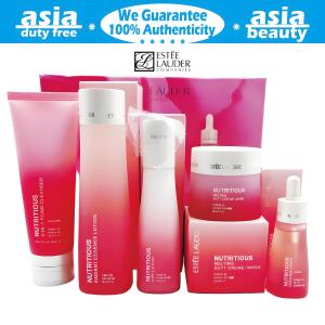 Estee Lauder Nutritious Radiant Five-Piece Set! Includes: Nutritious Radiant Essence Lotion 200ml Nutritious Radiant Emulsion 100ml Nutritious Radiant Intense Crème 50ml Nutritious Radiant 2-in-1 Cleanser 30ml Nutritious Radiant Intensive Serum 35ml