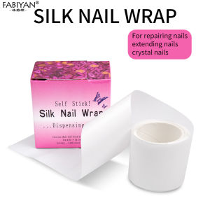 Nail Repair Fiberglass Silk Wrap Self Adhesive Anti Damage DIY Strong Protect Reinforce Extension Sticker